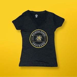 Womens V-Neck WSU Wichita State Tee top